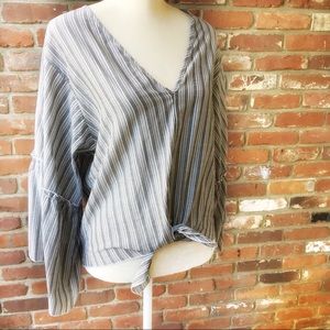 Lavender Field (Anthropologie) top Large